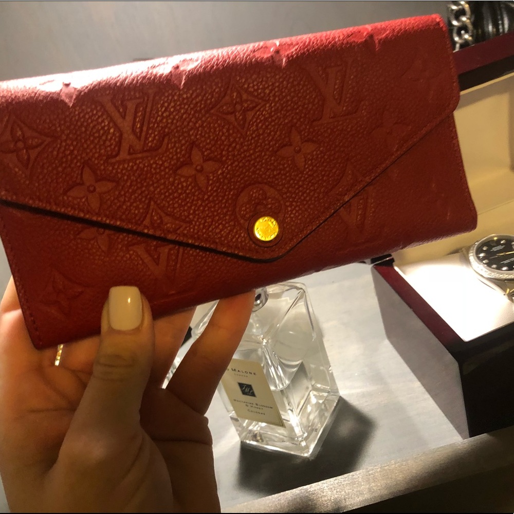 Louis Vuitton Red Wallet